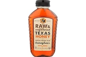 Desert Creek Honey Raw Texas Honey, Unfiltered,1 lbs (454g)