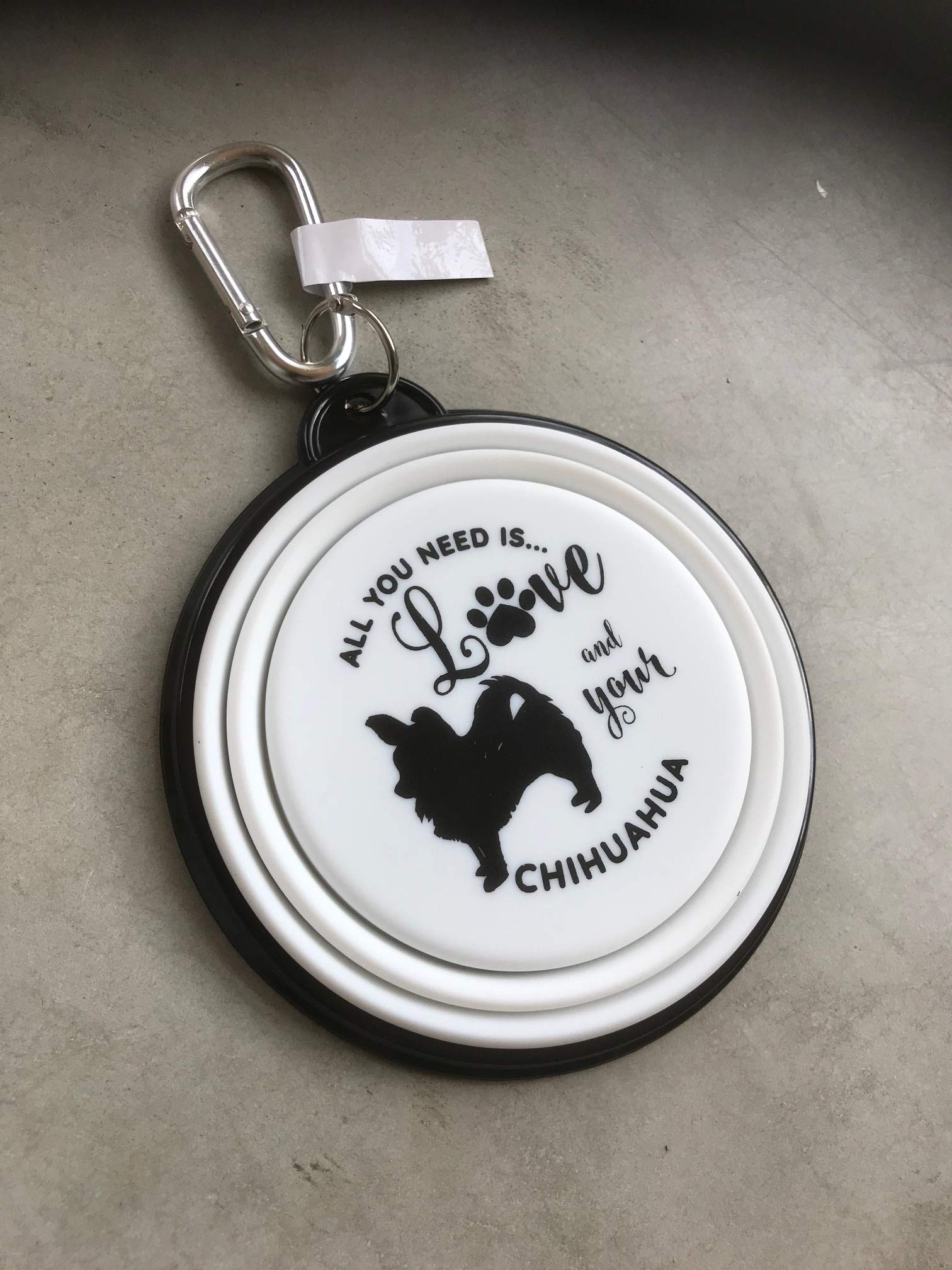 Gifted Wholesale ltd Collapsible Pet/Dog/Cat Dowl - Assorted Designs (Chihuahua (Smooth))