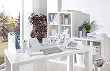 Osco White Hi-Gloss ABS Cube 3 Drawers Stackable Organiser 16.5 cm view 4