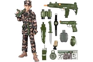 KukuFun Army Costume for Boys