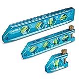 DURATECH 3-Piece Level Tool Set, Magnetic Torpedo