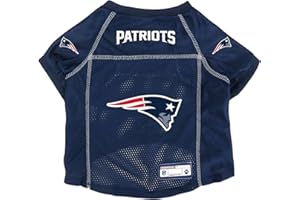 Littlearth NFL New England Patriots Basic Pet Jersey, Team Color, Medium