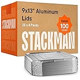 Stack Man Aluminum Lids for 9x13 Disposable