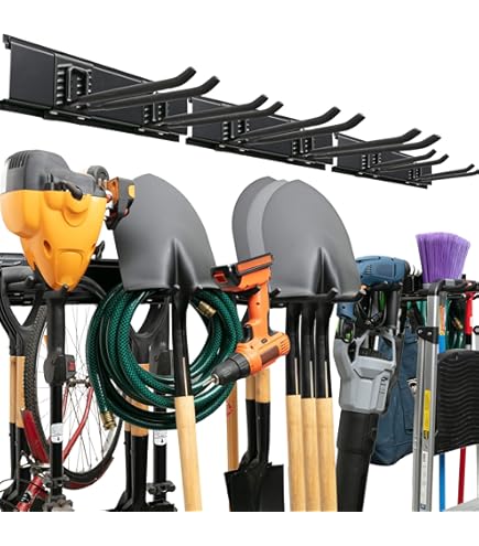 Attache Outils Acier Support Mural Pour Balais Et Outils - Lot 12 Attaches Acier - Installation Facile - Garage Et Maison Agrafe Acier Inoxydable