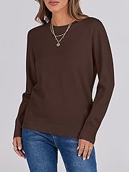 ANRABESS Sweaters for Women Long Sleeve Lightweight