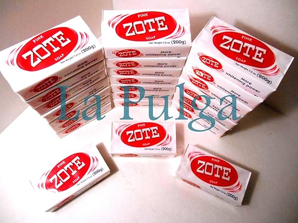 JABON ZOTE ROSA LAUNDRY SOAP 200G EACH ROSA/PINK ROPA MADE IN MEXICO 25 PCS