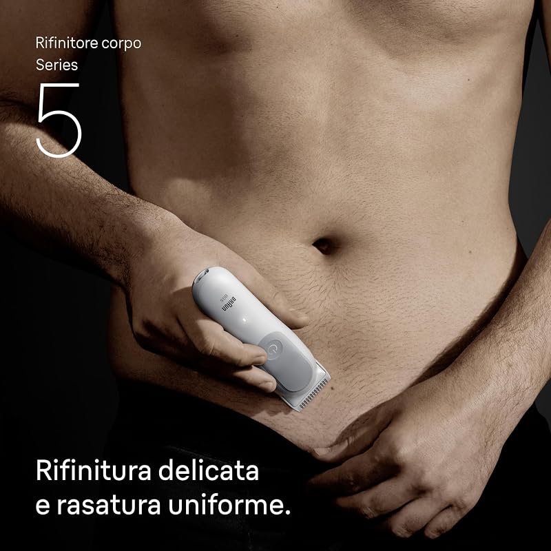 Rasoio Elettrico Corpo Uomo Serie 5, +7 Strumenti, Bg5555 Grigio