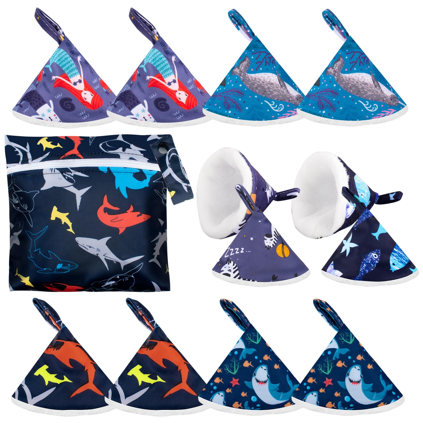 Photo 1 of 12 Pcs Peepeeteepe for Baby Boy with Storage Bag, Reusable Peepeeteepe Baby Boy with Hang Loop (6 Patterns)