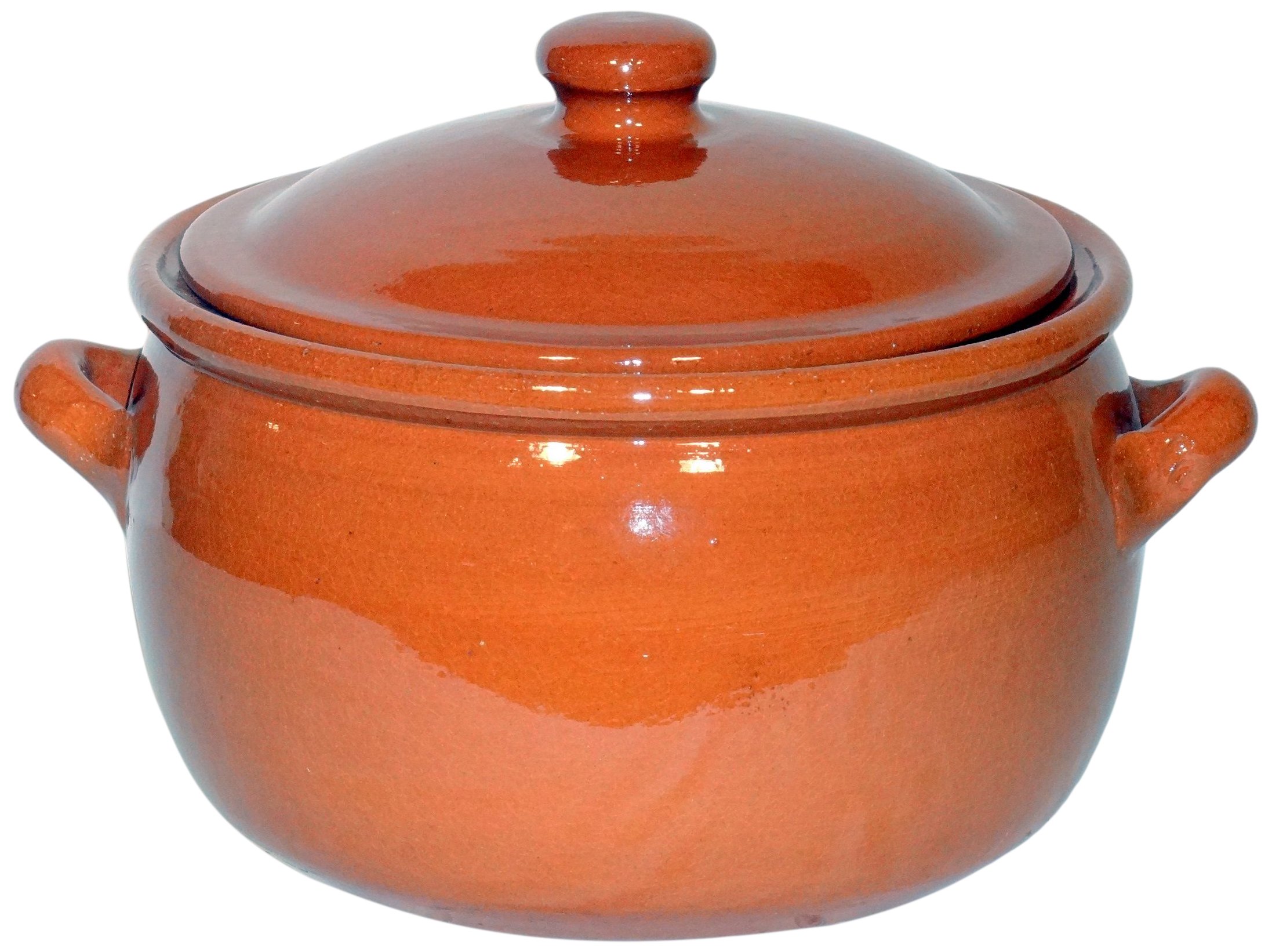 Amazing Cookware SB112 Natural Terracotta 5 Litre Stew Pot, Brown