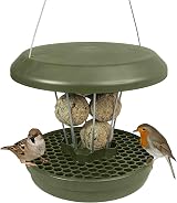 SWISSINNO Bird Feeders Hanging Station Lucerne No Mess 7 Fat Balls