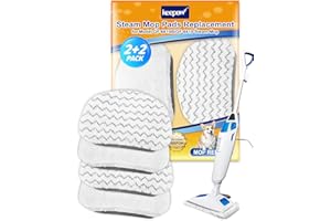 KEEPOW Steam Mop Replacement Pads Compatible with Bissell Powerfresh Steam Mop 1940 1806 1544 1440 Series, 19401, 1544A, 1440