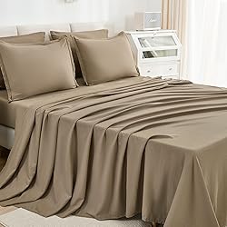 Litanika Full Size Comforter Sets Taupe - 7 Pieces