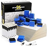 Magicfly 26 Pack Double Sided Dry Erase Board, 9" x 12" Small White Boards | Mini Whiteboards with 32 Pens and 26 Erasers, Classroom Whiteboards for Students Teachers School Supplies