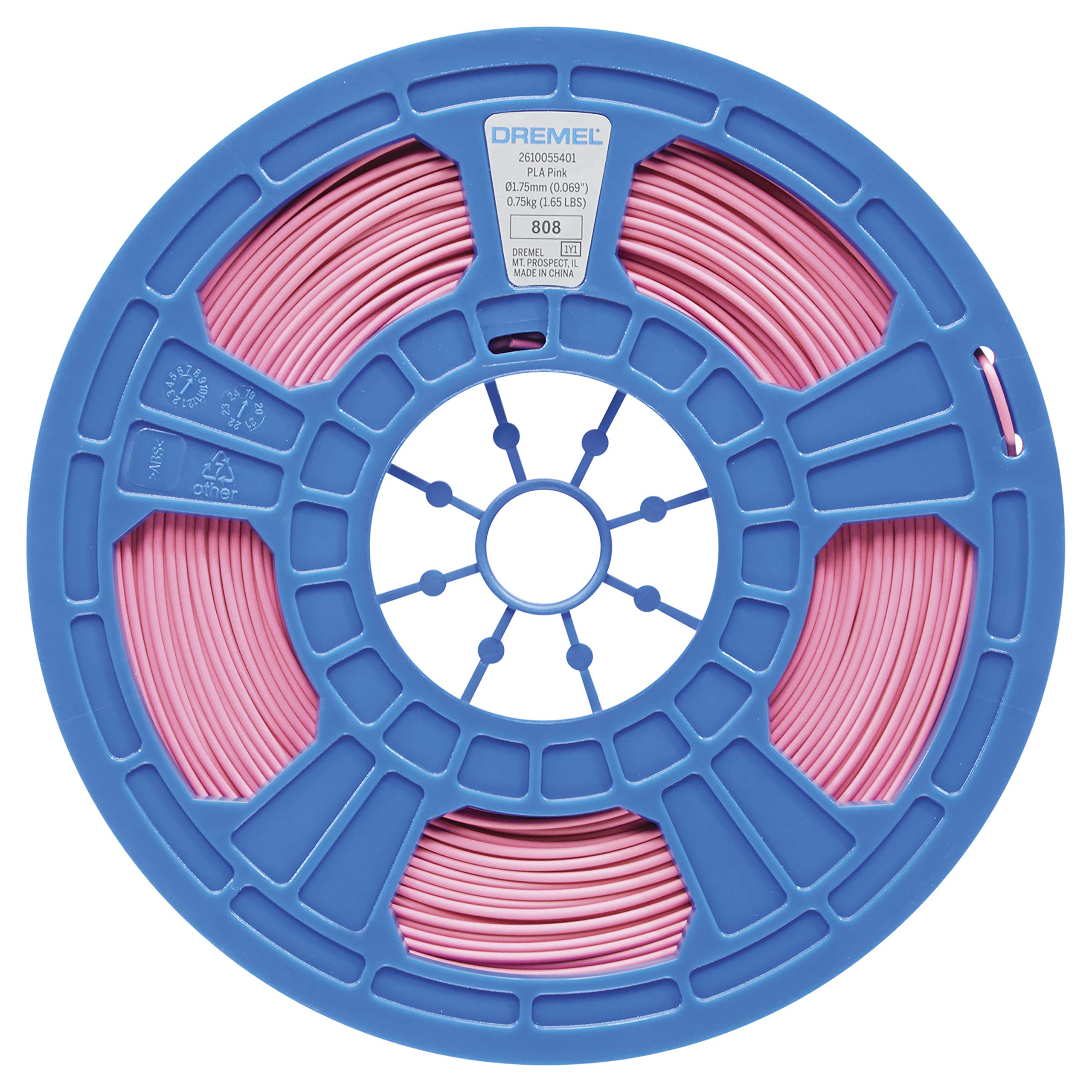 Dremel PL09JA 3D PLA for Digilab 3D Printer (750gr spool, 1.75 mm Diameter, RFID) Valuepack Pink