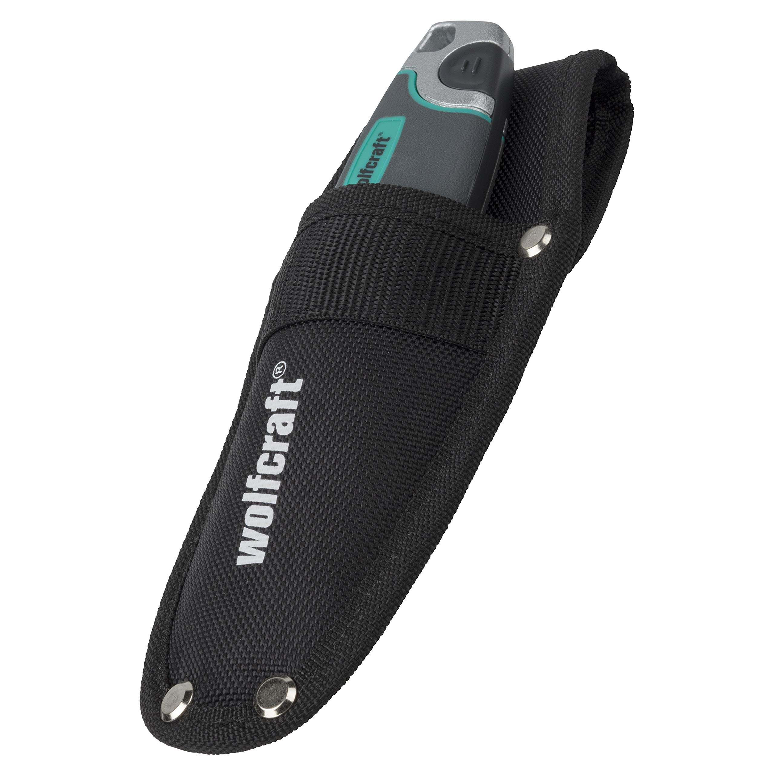 wolfcraft Knife Holster I 4281000 I for Carrying a Knife on a Belt - Durable, Versatile Holder for Knife Sizes | Secure Protective Design