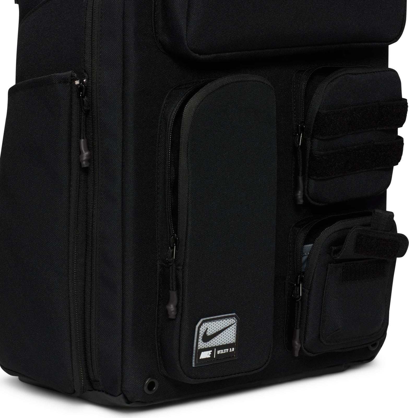 Nike Utility Elite Backpack 2.0, Black/Black/White, MISC