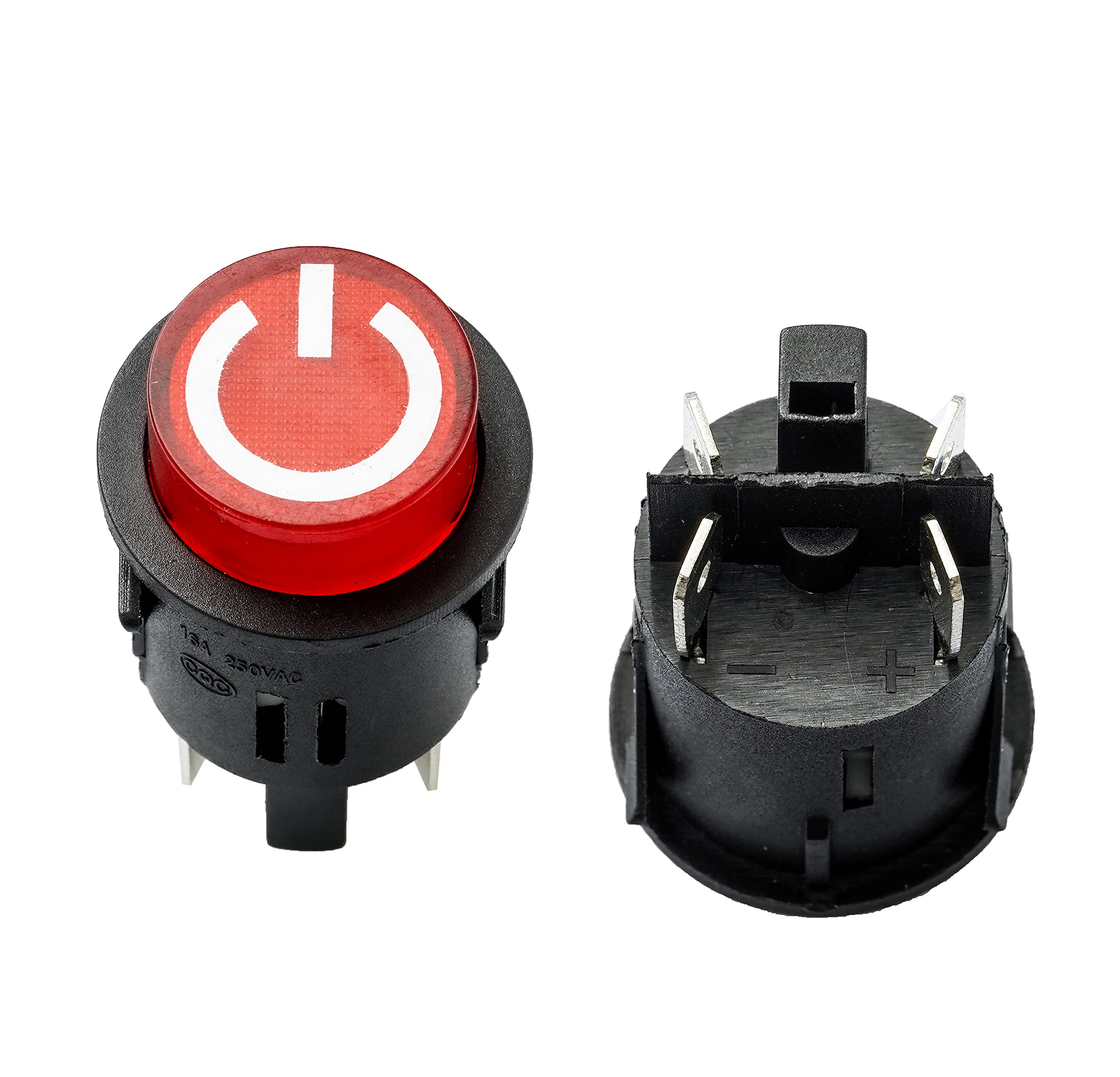 SHENGLE Children's Car Power Start Button Switch 4 Pin Accessories for Kids Electric Ride On Car Replacement Parts