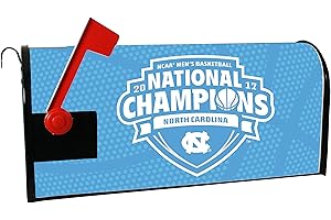 R AND R IMPORTS UNC Tar Heels 2017 NCAA Men's National Basketball Champs Magnetic Mailbox Cover Officially Licensed Collegiate Product