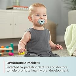 NUK 100% Silicone Comfy Orthodontic Pacifiers, 0-6
