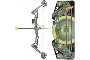 KII Toy Archery Compound Bow and Arrow Play Set with 3 Suction Cup Arrows for Kids Children Youth