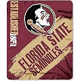 Northwest NCAA Florida State Seminoles Unisex-Adult Fleece Throw Blanket, 50" x 60", Painted