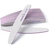 Canvalite 10 PCS Nail File Professional Nail Files Reusable Double Sided Emery Board(100/180 Grit) Nail Styling Tools for Hom