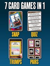Smart Cards Trains 7 in 1 Game Set Gift Travel Cards 50 Cards view 3