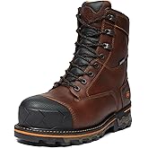 Timberland PRO Men's Boondock 8 Inch Composite Safety Toe Puncture Resistant Insulated Waterproof Industrial Work Boot, Brown-2024 NEW, 8 M US