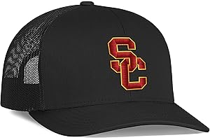 Pacific Headwear NCAA Men's Collegiate Trucker Snapback – Stylish Cap for College Sports Fans, Adjustable Fit
