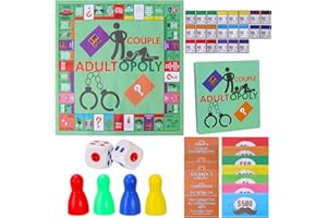 Adult Board Game, Couple Adult Opoly Board Game, Adult Couples Board Games, Couple Game Cards Board Game Props, Date Night Id