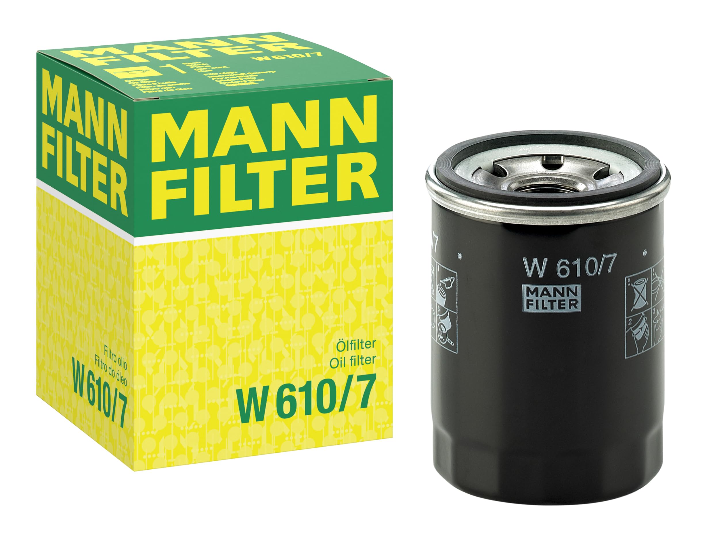 MANN-FILTER W 610/7 Oil Filter - for Cars + Transporters