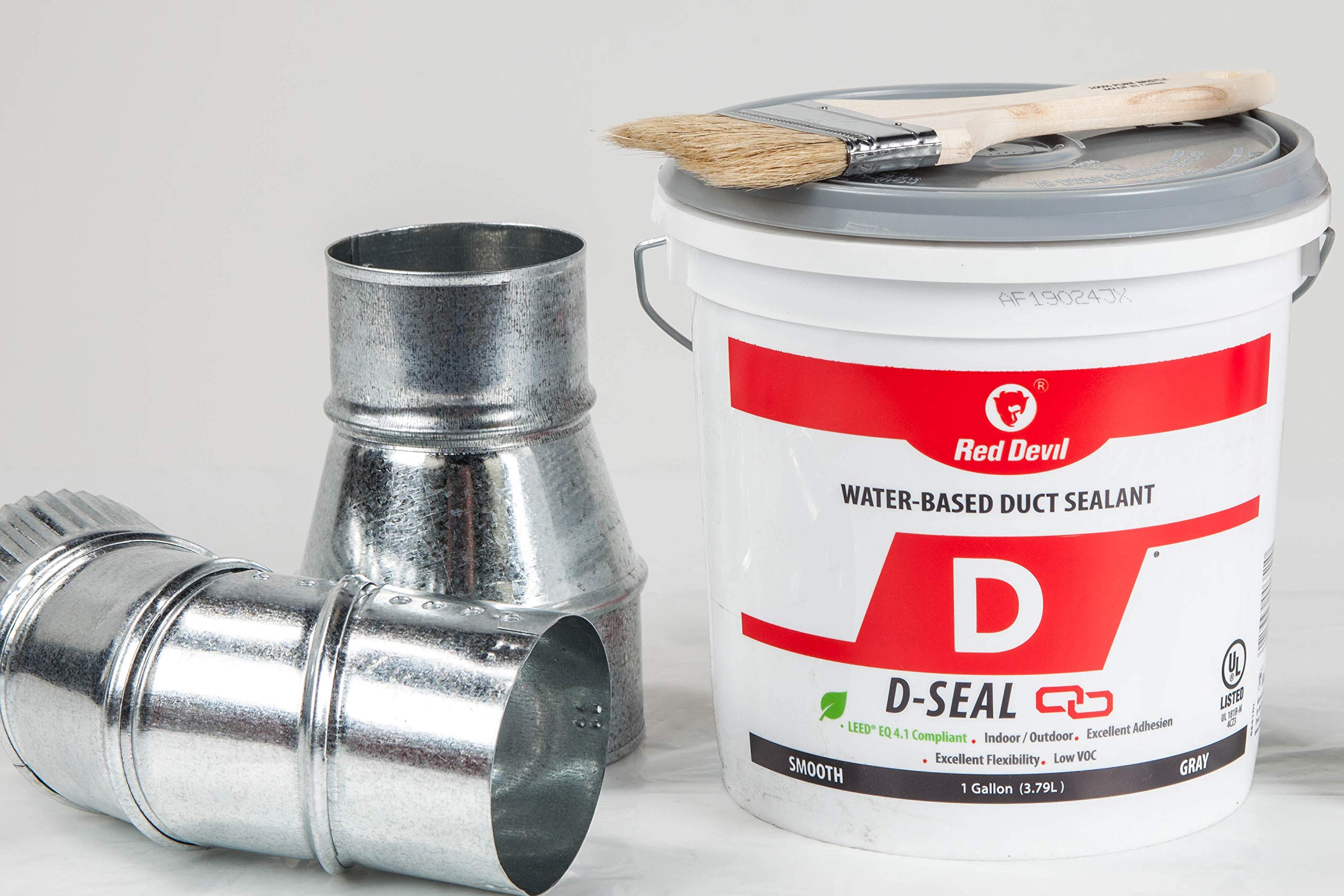 Red Devil 0841DI D-Seal Smooth Water Based Duct Sealant, 1 Gallon, Gray