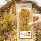 Warmtree Static Grass Tufts, Diorama Supplies for Train Scenery &amp; Models | Artificial Grass for Diorama Materials Train Landscape Railroad Scenery Sand Military Layout Model
