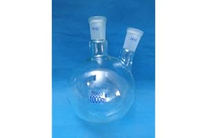 DONLAB 1000ml 24/40 Joint 2 Neck Round Bottom Boiling Flask