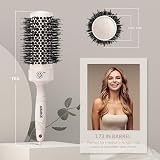 AIMIKE Round Hair Brush Nano Ceramic Ionic 2.6in Barrel Small Vented view 5
