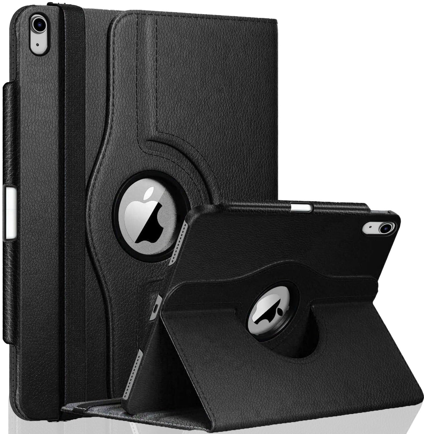 GALTD Case for iPad 11th Generation (A16) 11", iPad 10th Generation Case 10.9" (2025-2022) – Slim Auto Wake/Sleep Cover with Pencil Holder, Multi-Angle Stand, 360 Rotating Smart, Black