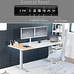 VIVO Electric 71 x 30 in Standing Desk, Memory