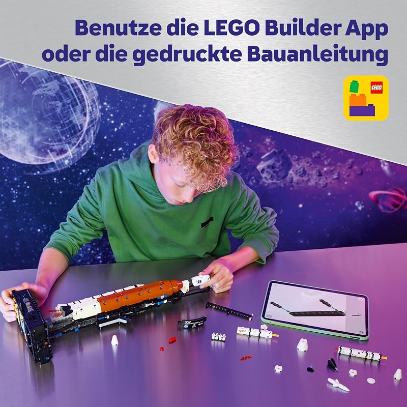 Technic NASA Artemis SLS-Schwerlastrakete 42221