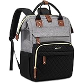 LOVEVOOK Laptop Backpack for Women, 17.3'' Waterproof Nurse Bag Teacher Work Backpack Purse for Women, Travel Computer Backpack for College Office Business Ladies