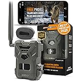 SPYPOINT Flex-M Cellular Trail Camera - Best Value in Hunting Accessories, No WiFi Needed & GPS-Enabled, Hunting Night Vision