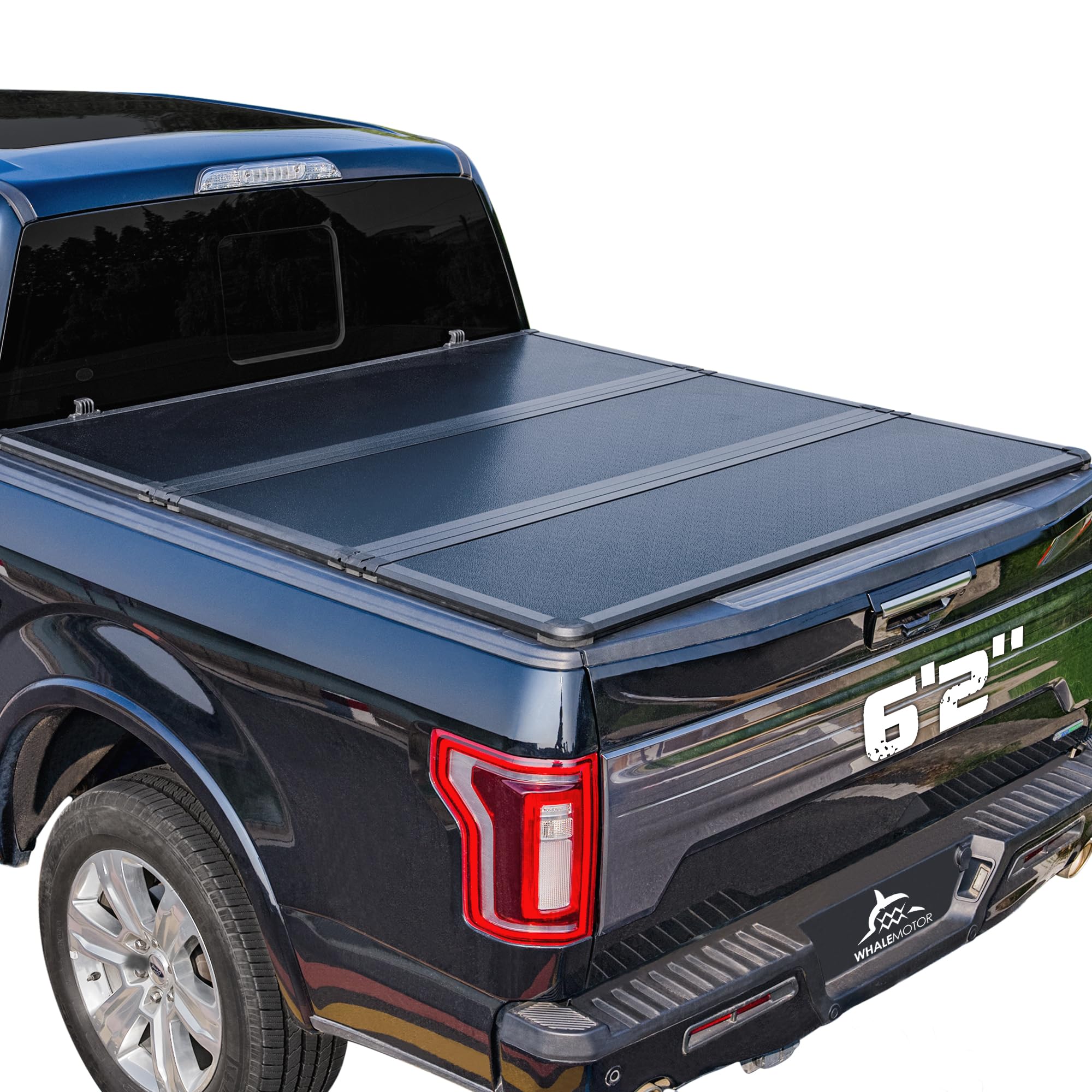 Photo 1 of ***MINOR DAMAGE, UNKNOWN MISSING HARDWARE***Hard Folding Truck Bed Tonneau Cover Compatible with Chevy Colorado & GMC Canyon 2015-2026 6.2 ft Long Box, Tri Fold Style