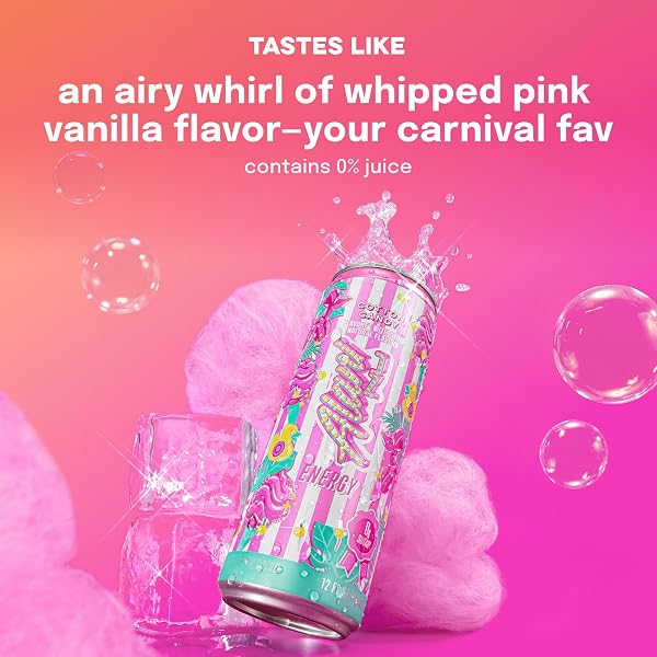 ALANI NU COTTON CANDY SUGAR FREE ENERGY DRINK (PACK OF 12)