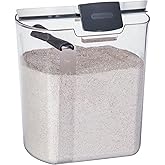 ProKeeper Flour Storage Container, 4-Quart, BPA-Free Plastic, Dishwasher Safe
