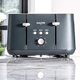Salter Marino Kettle and Toaster Set 1.7L 3kW 4-Slice Blue Grey view 4