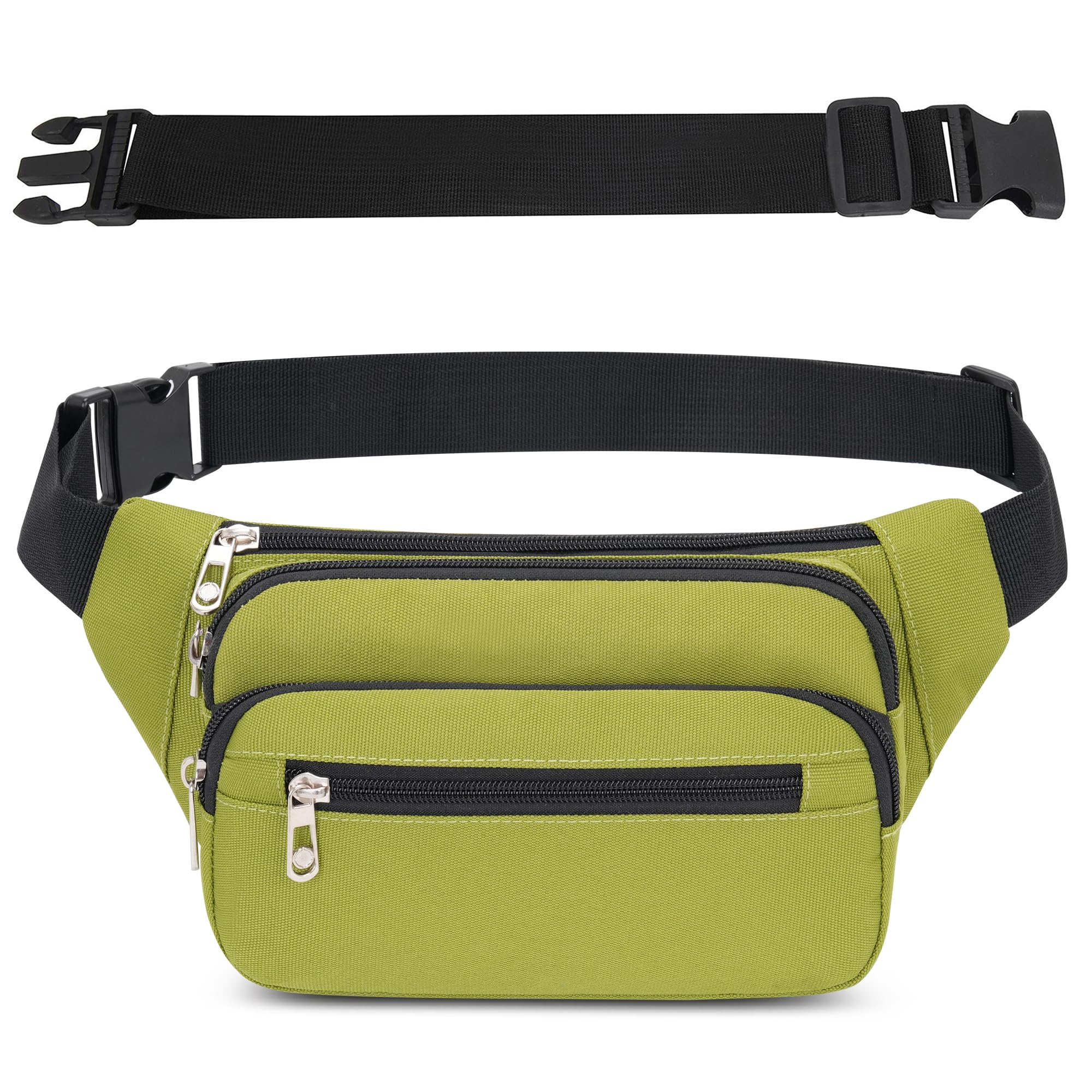 IHIGOGOFA Bumbags Waist Fanny Pack Fashion Bum Bag with 65cm Extended Belt for Dog Walking Climbing Hiking Travel Cycling Girls Ladies Men Women