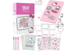 Get Trend Hello Kitty Sanrio Album Scrapbook with Notebook Pens, Stickers, School Supplies and Aesthetic Stationery, Children