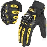 COFIT Motorcycle Gloves Breathable, Touchscreen Motorbike Gloves Anti-Slip with Good Grip Hard Knuckles Protection for Men Women Motocross, BMX ATV MTB Cycling, Road Racing