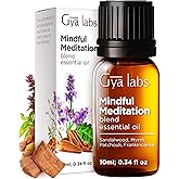 Gya Labs Mindful Meditation Essential Oil Blend - 100% Pure Natural Undiluted Meditation Essential Oil - Grounding & Relaxing (0.34 Fl Oz)