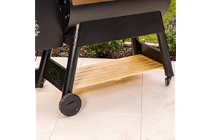 Magna Outdoors Pellet Grill Storage Shelf Compatible with ONLY The Traeger Pro Series 34 Pellet Grills - Our Durable Bamboo Shelf Provides Extra Storage Space for All Your Pellets and Accessories