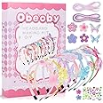 Girls Headbands, Headband Making Kit for Girls DIY Crafts Gift for Girls 5-12 Years Old Make Your Own Unique Headbands Hair Accessories Birthday